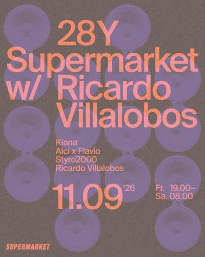 28Y Supermarket w/ Ricardo Villalobos