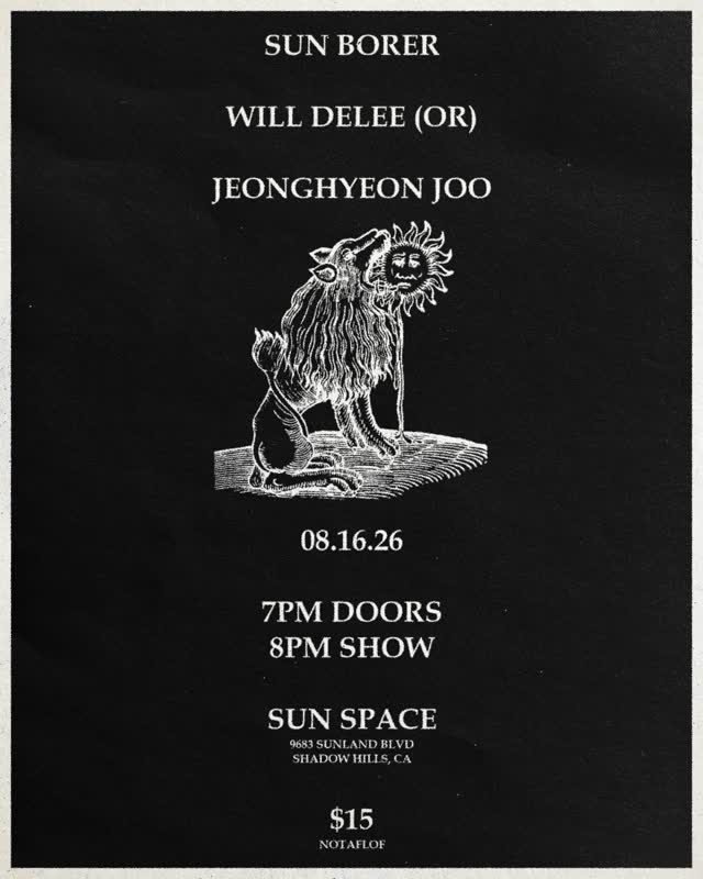 Will Delee Tour with Jeonghyeon Joo and Sun Borer