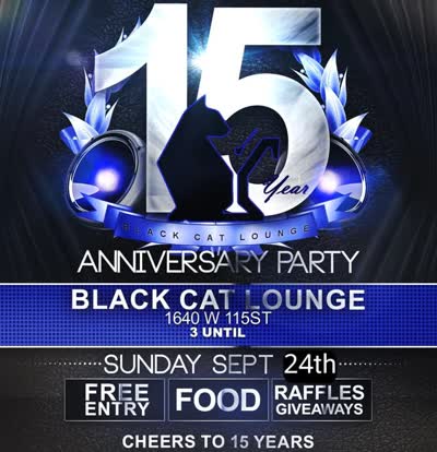 15 Year Black Cat Lounge Anniversary Party