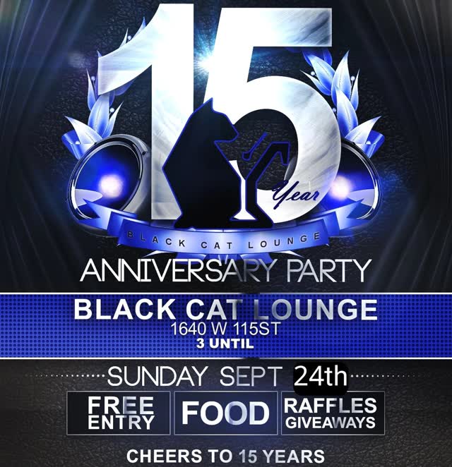 15 Year Black Cat Lounge Anniversary Party