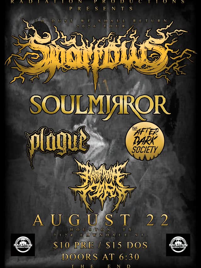 To Dust We Shall Return Tour