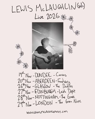 LEWIS McLAUGHLIN (solo) Live 2026