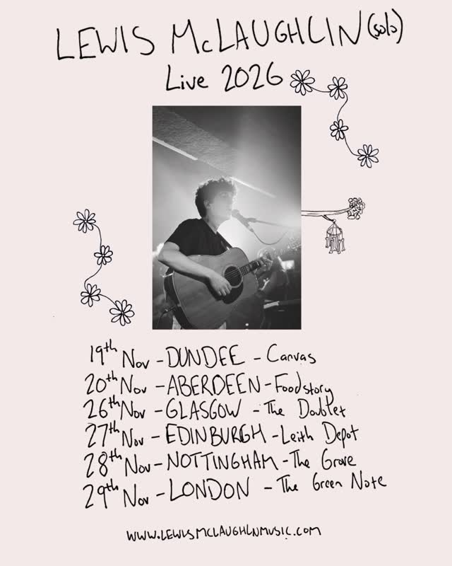 LEWIS McLAUGHLIN (solo) Live 2026