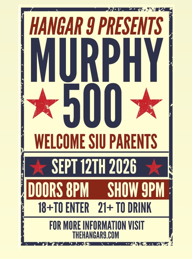 Murphy 500 takes the stage at Hangar 9 during SIU Family Weekend