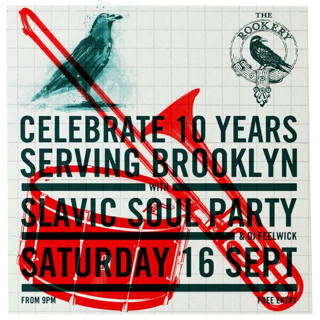 Celebrate 10 Years Serving Brooklyn with Slavic Soul Party & DJ Feelwick