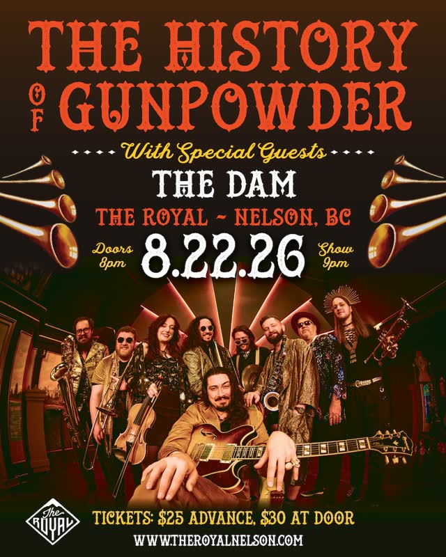 THE HISTORY OF GUNPOWDER With Special Guests THE DAM