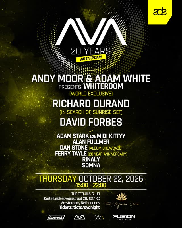 Amsterdam Dance Event 2026 - 20 Years of Music