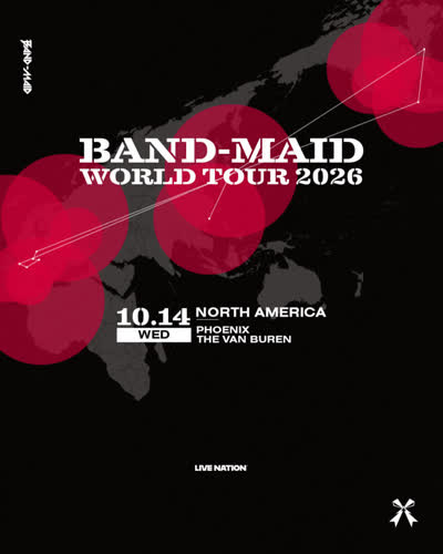 BAND-MAID is coming to The Van Buren