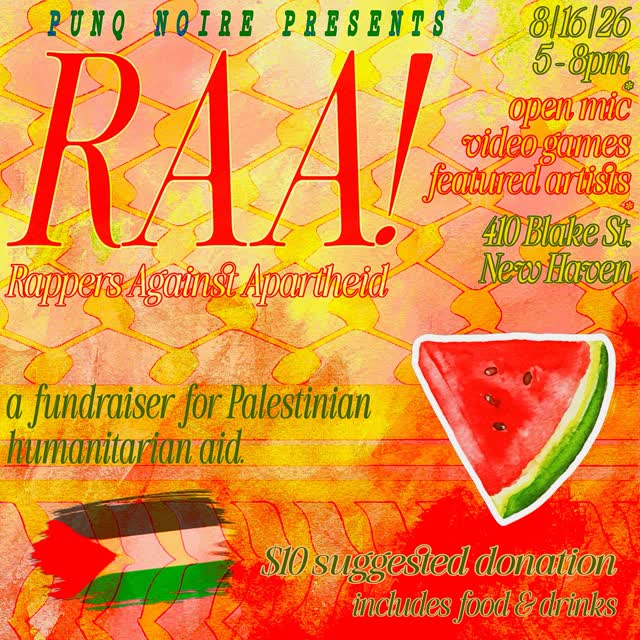 Rappers Against Apartheid Open Mic Night