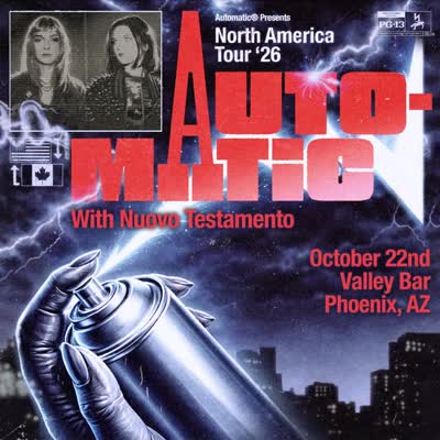 Automatic bring their deviant pop to Valley Bar with support from Nuovo Testamento