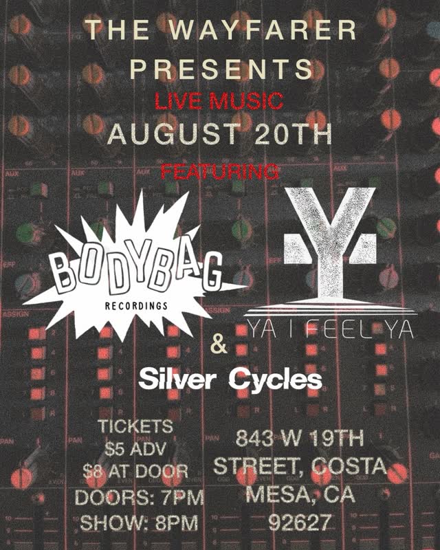 the music side of bodybag with yaifeelya and silvercyclesband
