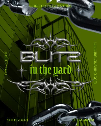 BLITZ in the yard