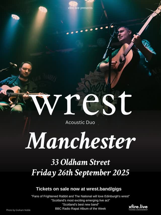 wrest (duo) at 33 Oldham Street