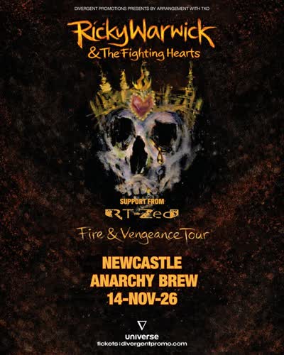 Ricky Warwick with support from Rtzed