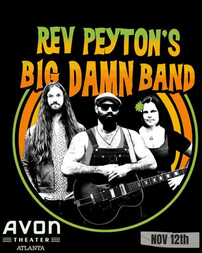 The Reverend Peyton’s Big Damn Band w/ special guest Adrian & Meredith