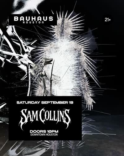 Sam Collins at Bauhaus Houston