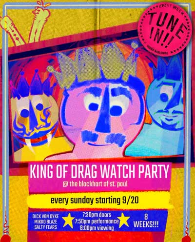 King of Drag watch party