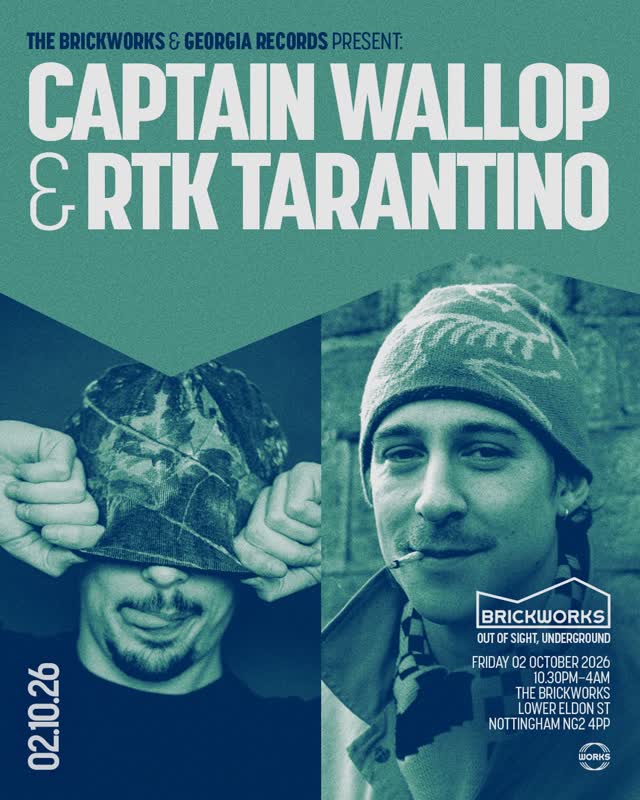 Captain Wallop & RTK Tarantino at The Brickworks