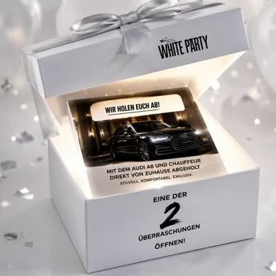 White Party Gewinnspiel