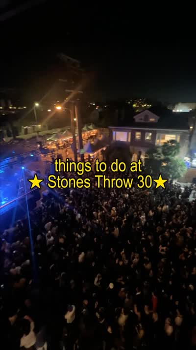 Stones Throw 30: an outdoor festival celebrating three decades of Stones Throw