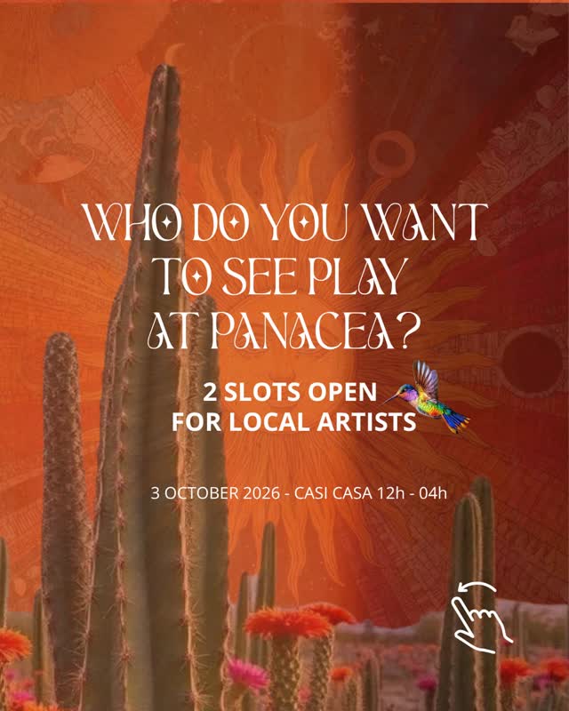 WHO DO YOU WANT TO SEE PLAY AT PANACEA?