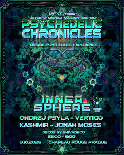 Psychedelic Chronicles presents Inner Sphere & Kashmir at Chapeau Rouge Prague