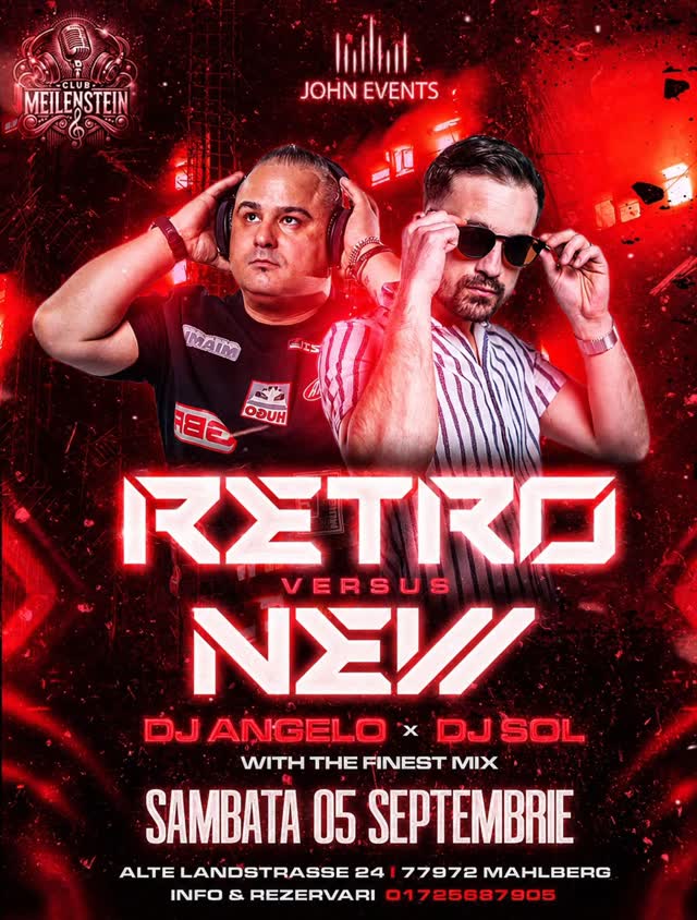 RETRO vs NEW – O NOAPTE EXPLOZIVĂ!