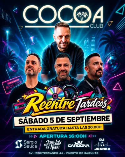 REEENTRE TARDEOS VUELVE A COCOA CLUB