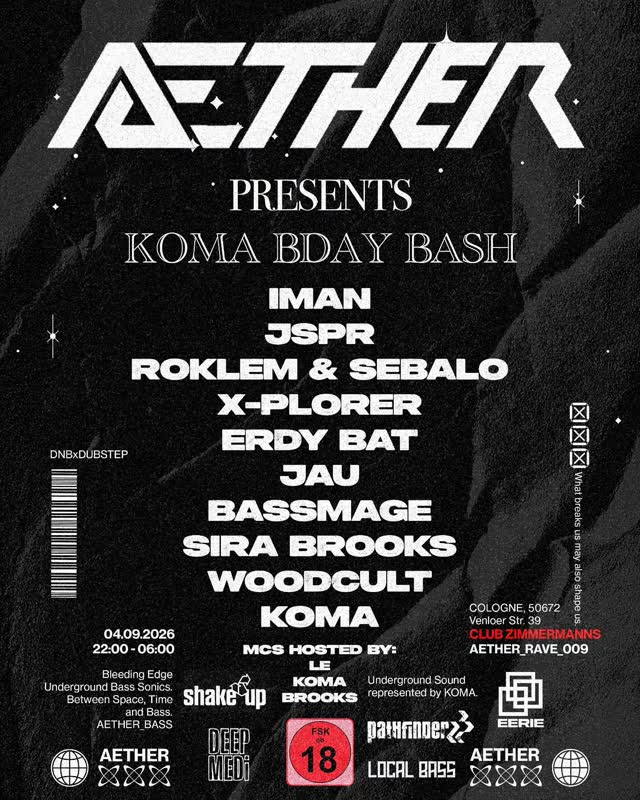 AETHER_RAVE_009: KOMA BDAY BASH