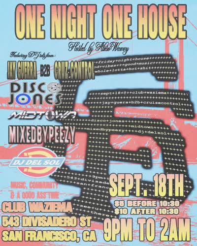 ONE NIGHT ONE HOUSE
