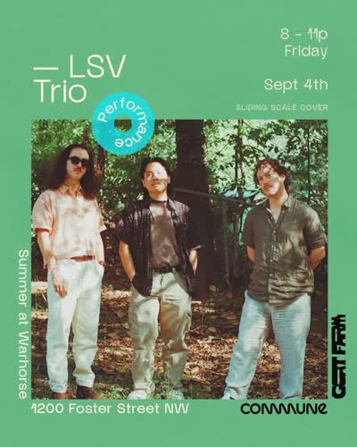 LSV Trio performs live at Warhorse
