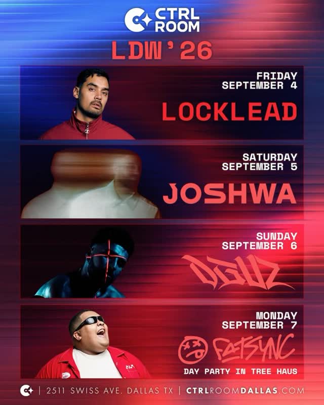 LABOR DAY WEEKEND AT CTRL ROOM