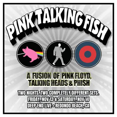 Don't miss Pink Talking Fish's ultimate tribute fusion performance at Deep End Live in Redondo Beach on Friday, 11/13 AND Saturday, 11/14. Taking the music from three of the world's most beloved bands and creating a special treat for fans of the music...this show is not to be missed! Tickets at deependlive.com 🎟️ @pinktalkingfish