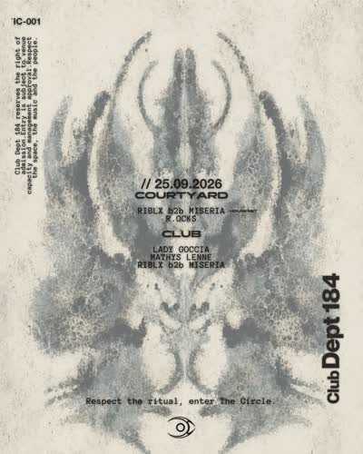 INNER CIRCLE takes over Club Dept 184 on September 25th.