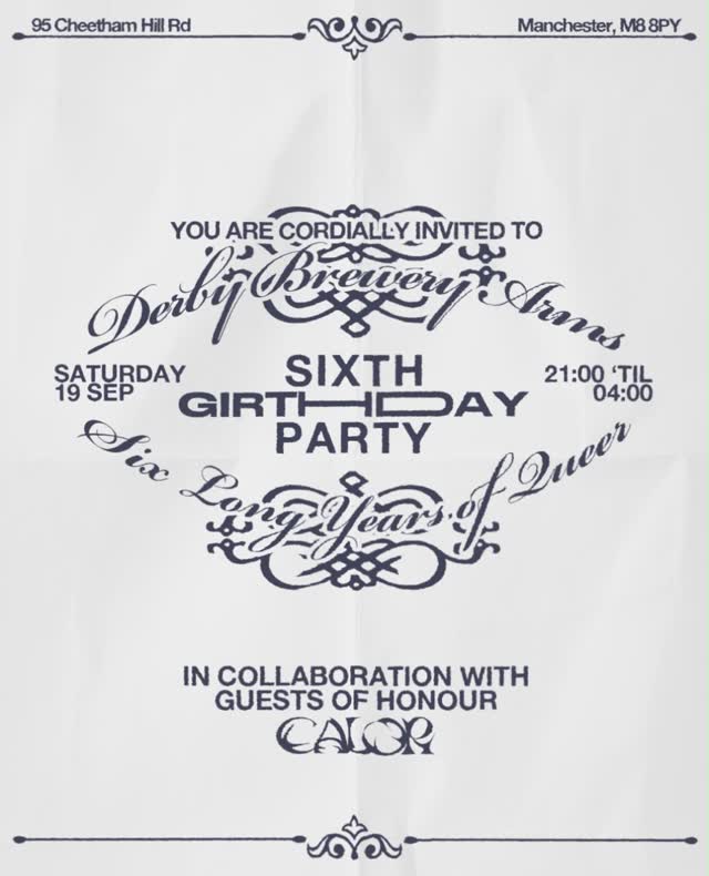 Derby Brewery Arms Sixth Girthday Party