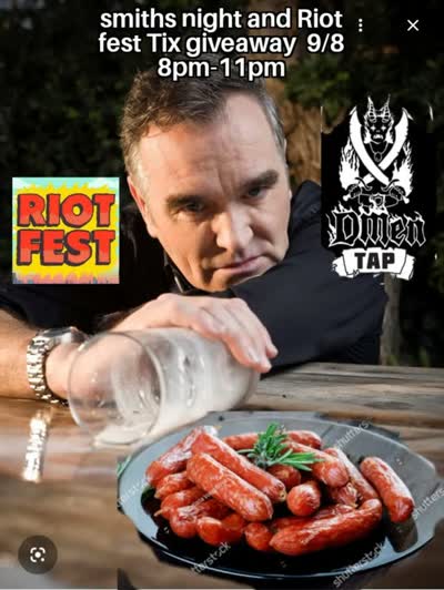 Riot Fest Single Day Tix Giveaway & Smiths Listening Party