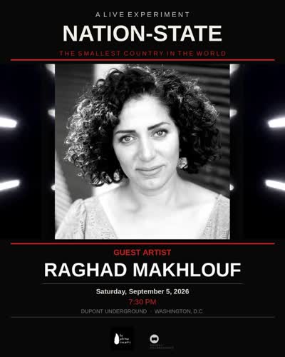 RAGHAD MAKHLOUF joins Victor Salinas on September 5 to build the smallest country in the world — live, unrehearsed, in front of you.