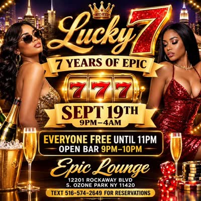 LUCKY 7 IS HERE! EPIC Anniversary Party