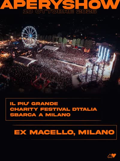 APERYSHOW CHARITY EVENT ARRIVA A MILANO