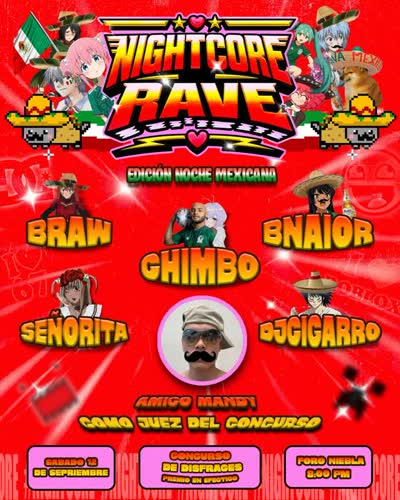 NIGHTCORE RAVE VOL. 5: NOCHE MEXICANA