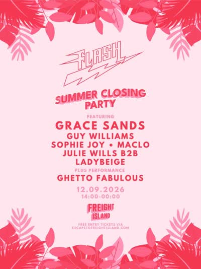 FLASH IBIZA PRESENTS SUMMER CLOSING PARTY