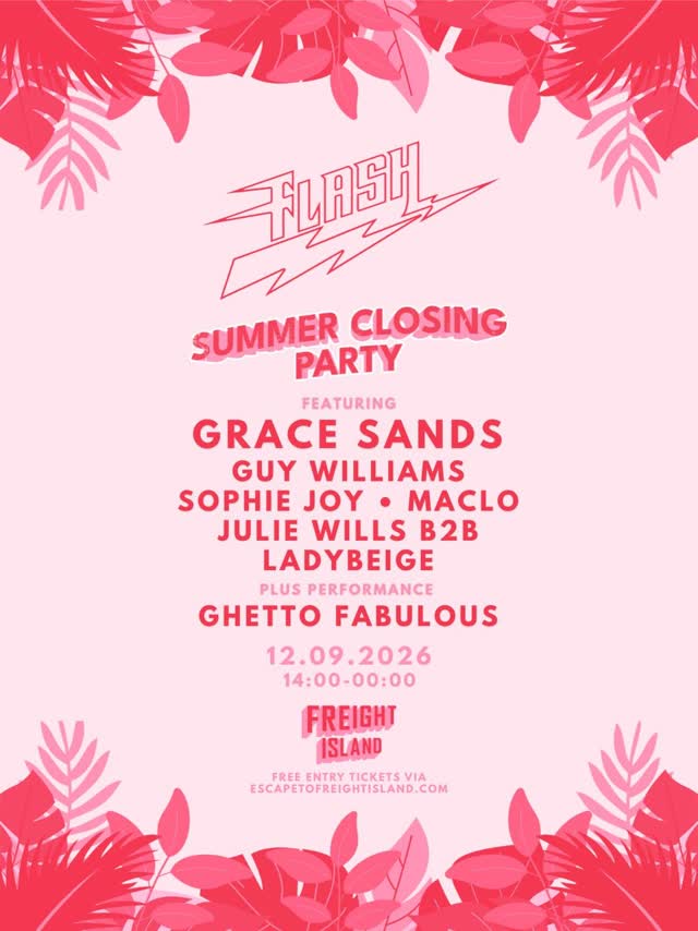 FLASH IBIZA PRESENTS SUMMER CLOSING PARTY