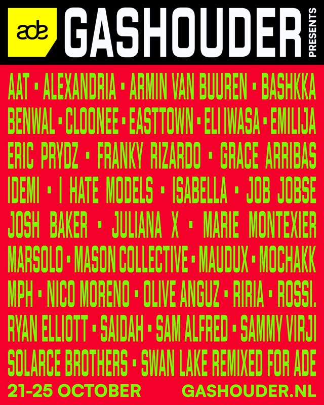 ADE Gashouder Presents