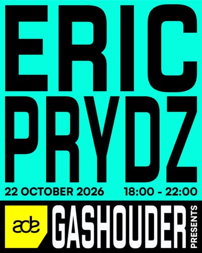 @ericprydz brings his iconic catalogue of music and pioneering sound to Gashouder. On Thursday 22 October, he takes the stage as part of our ADE program.