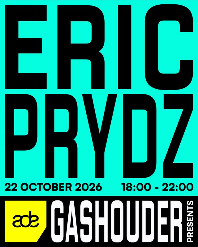 @ericprydz brings his iconic catalogue of music and pioneering sound to Gashouder. On Thursday 22 October, he takes the stage as part of our ADE program.