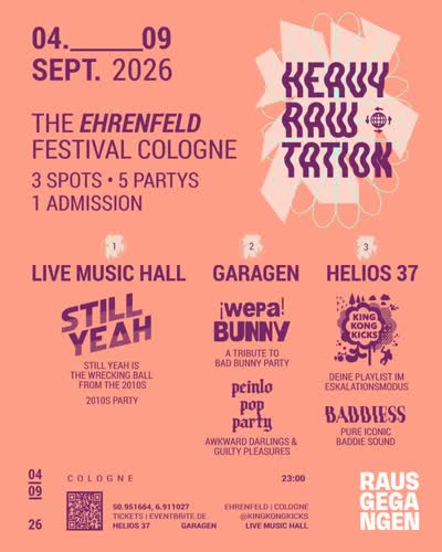Heavy Raus Tation - The Ehrenfeld Festival Cologne