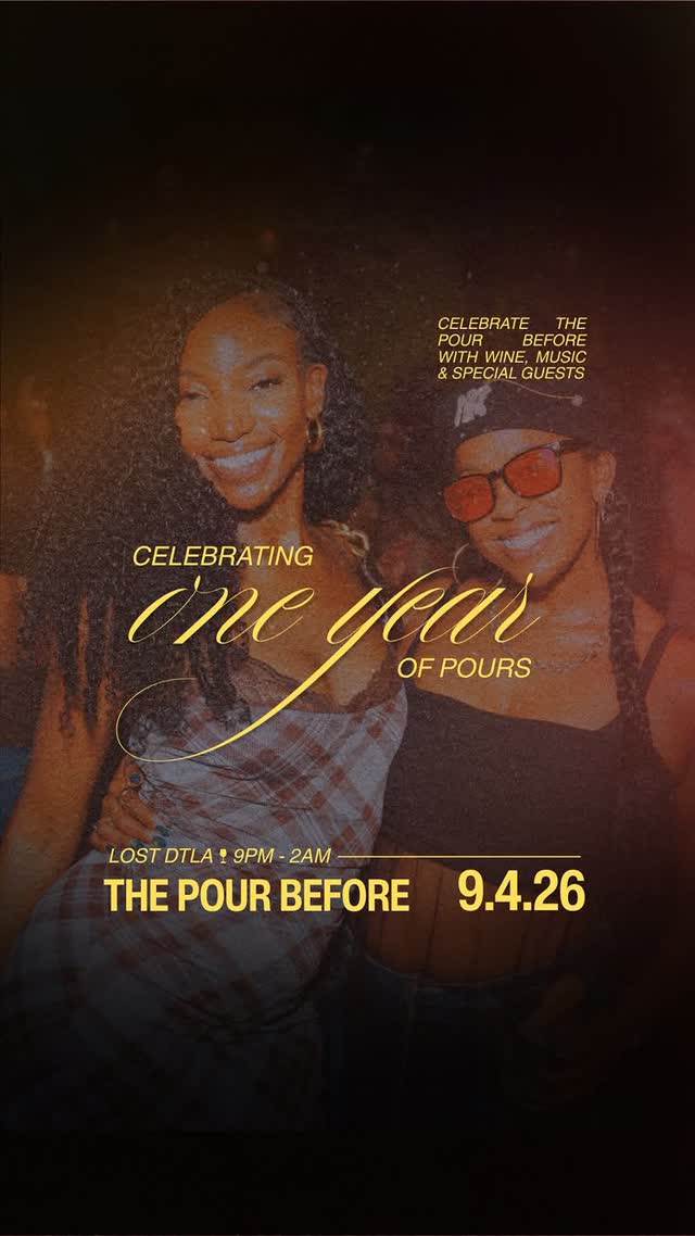 ONE YEAR IN. 🥂 @thepourbefore celebration with music, vibes and some very special guests