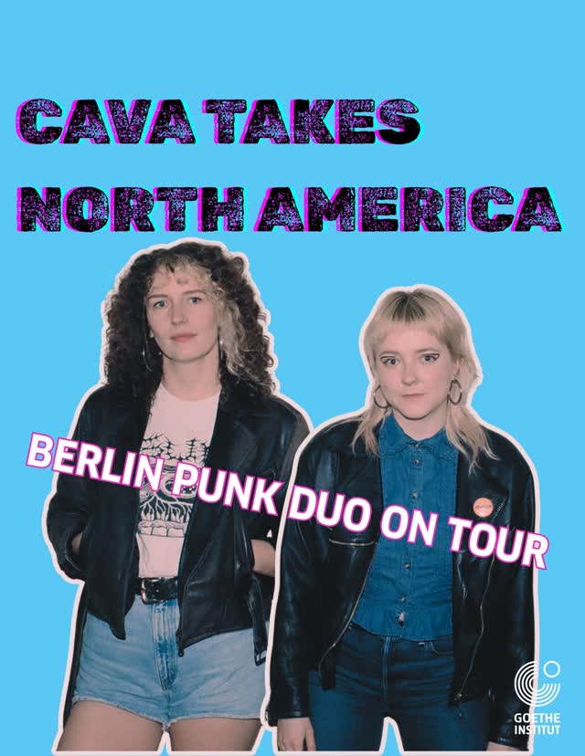 Berlin punk duo CAVA is touring North America