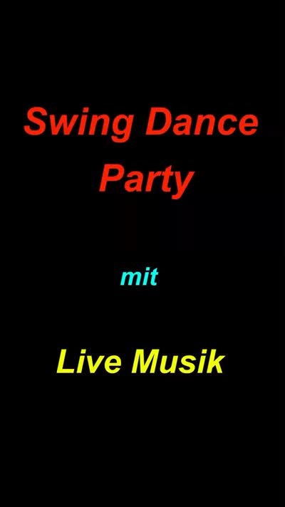 Swing & Jive Party im @haus_der_sinne !!