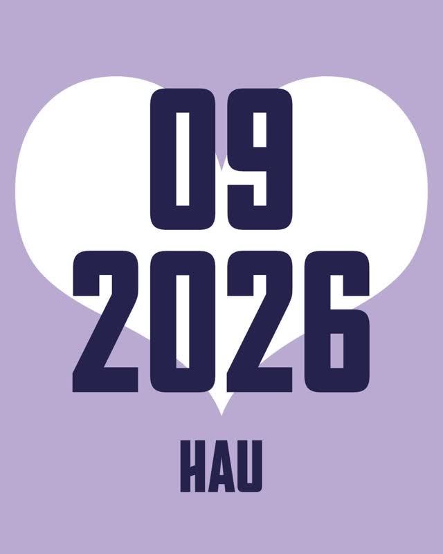 HAU September Spielplan / Berlin Art Week Program